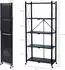 Proregal KLAP Klappregal mit Rollen, 5 Böden, 167x72x34cm, schwarz (RST46-03)