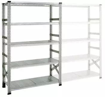 Proregal Proximo Fachbodenregal 200x150x60cm, 5 Ebenen, 130kg, verzinkt (RME1-07)