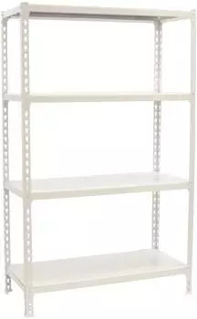Proregal MID Metal Shark Schwerlastregal 150x120x50cm 200kg weiß (PR_RS138-49)