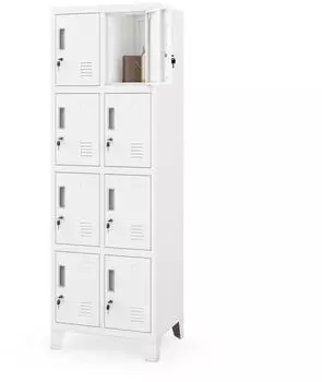 Jan Nowak ROBERT 2 Plus Schlie&szlig;fachschrank Metall 8 F&auml;cher 172x56x45cm (2121)