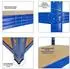 Proregal Goliath Schwerlastregal 4 Holzböden 350kg blau 180x200x60cm