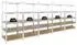 Proregal Ragnar Schwerlastregal 5er-Set, 180x90x60cm, verzinkt, 175kg Fachlast (MRD14-04)