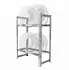 Relaxdays Reifenregal Stecksystem Stahl, 100x60x35cm, 150kg/Ebene