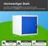 Proregal Cubic Schließfachwürfel 35x35x35cm grau/blau (PR_RT19-03)