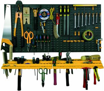 Art Plast Werkzeug-Lochwand mit Schlüsselloch-Lochung (332)