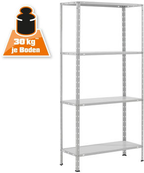 OBI Metall-Schraubregal Wei&szlig; 150 x 75 x 30 cm