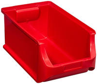 Allit 456213 Sichtlagerkasten (B x H x T) 205 x 150 x 355 mm Rot 1 St.