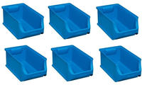 Allit 456214 Sichtlagerkasten (B x H x T) 205 x 150 x 355 mm Gelb 1 St.