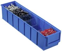 Allit 456540 Sichtlagerkasten Regal-Industriebox Gr. 400S (L x B x H) 400 x 91...