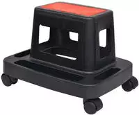 vidaXL Werkstatt-Rollhocker mit Ablage und Stauf&auml;chern 150 kg