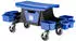 Wiltec Rollhocker mit Werkzeugablage & Schublade, 150kg (65008)