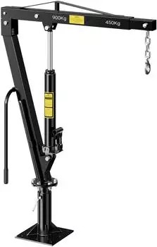 Wiltec Pickup Ladekran 900kg Hubh&ouml;he 1800mm 360&deg; Drehkranz (62023)