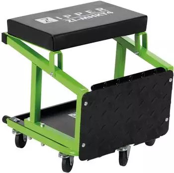 Zipper ZI-MHKT4 Mobiler Montagehocker mit Trittstufe, gepolsterter Sitz (ZI-MHKT4)