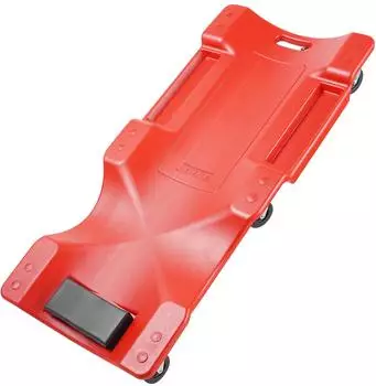 VEVOR Montageliege 1000mm HDPE 158,8kg Traglast 6 R&auml;der gepolsterte Kopfst&uuml;tze (Montageliege 1 m)