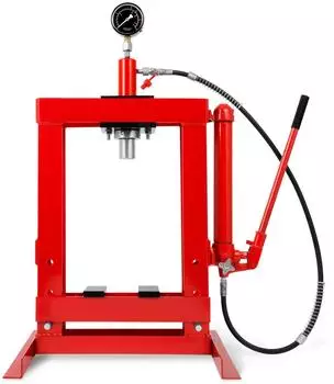 Eberth Werkstattpresse hydraulisch 10t mit Manometer (SC2-WPM10)