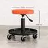 HomCom Werkstatthocker mit Rollen, höhenverstellbar 38-50cm, orange (C20-084V00OG)