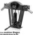 Stahlwerk Rohrbiegemaschine hydraulisch 12t bis 90° (6426)