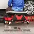 HomCom Werkstatthocker mit Rollen, Ablagefläche, Schublade, 135kg, grau
