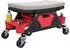 HomCom Werkstatthocker mit Rollen, Ablagefläche, Schublade, 135kg, grau
