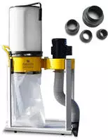 BAMATO Absauganlage AB-1500CF mit Feinstaubfilter und Adapter Set (230V)