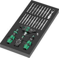 Wera 9752 05150152001 Bit-Set 24teilig PH, PZ, TX, Schlitz, Sechskant inkl.