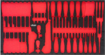 Vigor Blinky Werkzeugwagen + Montagewagen WEICHSCHAUMEINLAGE 4/3+ (60 x)