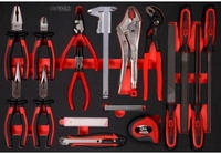 Ks Tools Zangen- / Und Feilen-satz In Schaumstoffeinlage, 28-tlg.
