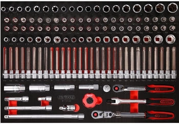 KS Tools 3/8'' Steckschl&uuml;ssel-Satz in Schaumstoffeinlage 124-tlg