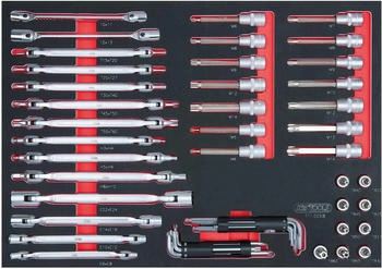KS Tools 711.0053 SCS Schlüssel-Satz 53-tlg in 1/1 Systemeinlage