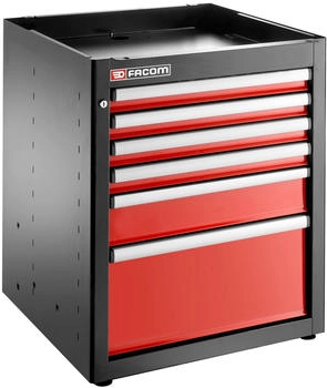 Facom JLS3 Einzelunterschrank 6 Schubladen rot