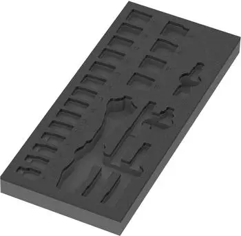 Wera Zyklop 9821 Schaumstoffeinlage 8000 B für Knarre 3/8" Set 1 (05137321001)