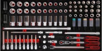 KS Tools 1/2" Steckschl&uuml;ssel-Satz in Schaumstoffeinlage, 85-tlg (813.0085)