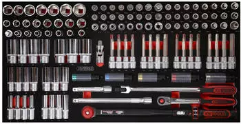 KS Tools Steckschl&uuml;sselsatz 1/2" in Schaumstoffeinlage, 120-tlg (813.0120)