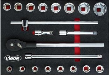 Vigor Blinky Steckschlüsselsatz 3/4 Zoll 19-50 mm (V5109)
