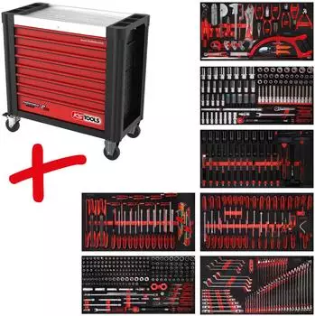 KS Tools 8257510 Herstellerfarbe: Schwarz Rot (825.7510)