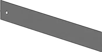 HAZET Schubladen-Unterteilung Trennbleche, 5-teilig (161T-347X60/5)