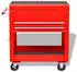 vidaXL Werkzeugwagen Stahl Rot 70,5x37x71cm