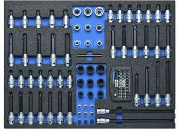 SW-Stahl Werkstattwagen-Sortiment Schraubendreheins&auml;tze 1/4" & 1/2" 102-tlg. (Z3010-4)