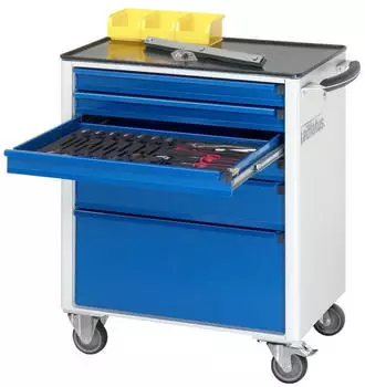 Rau Werkzeugwagen 4 Schubladen Metall 700x500x860mm (02-7355.11)
