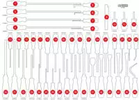 Ks Tools Schaumstoffeinlage, Sortimentskasten 821.0046-97