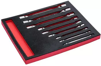Bahco Fit&Go 2/3 Schaumstoffeinlage Doppel-Innensechskantschl&uuml;sselsatz 9-tlg. (FF1F3008)