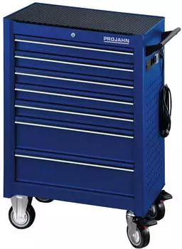 Projahn UNIVERSE Werkstattwagen 7 Schubladen 210-tlg. Best&uuml;ckung, Blau (6501-521)