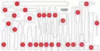 Ks Tools Schaumstoffeinlage, Sortimentskasten 813.1036-97