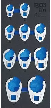 BGS Hahnenfu&szlig;schl&uuml;ssel-Satz 10mm/12,5mm, SW 19-46mm (9818)