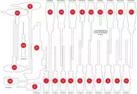 Ks Tools Schaumstoffeinlage, Sortimentskasten 811.0034-97