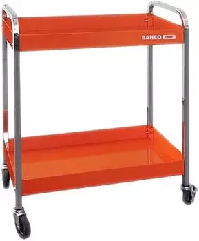 Bahco Rollwagen 2 Ablagen, Aluminium, orange (1470KC2)