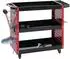 MCW Regalwagen M26-W, Metall, rot, 90x73x35cm (800000862202)
