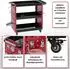 MCW Regalwagen M26-W, Metall, rot, 90x73x35cm (800000862202)