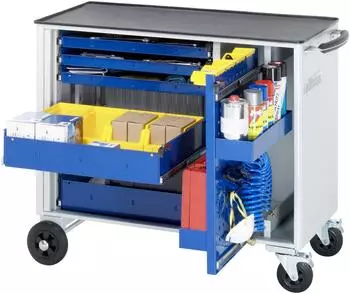 Rau Werkzeugwagen adlatus 5 Schubladen, Metall, 1025x520x890mm (02-10200.11)