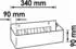 Vigor Blinky Dosenhalter kurz 340mm (V2393-S)